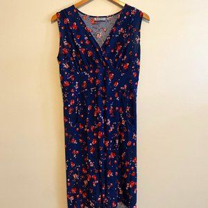 Karina Floral Dress, Handmade, M-L